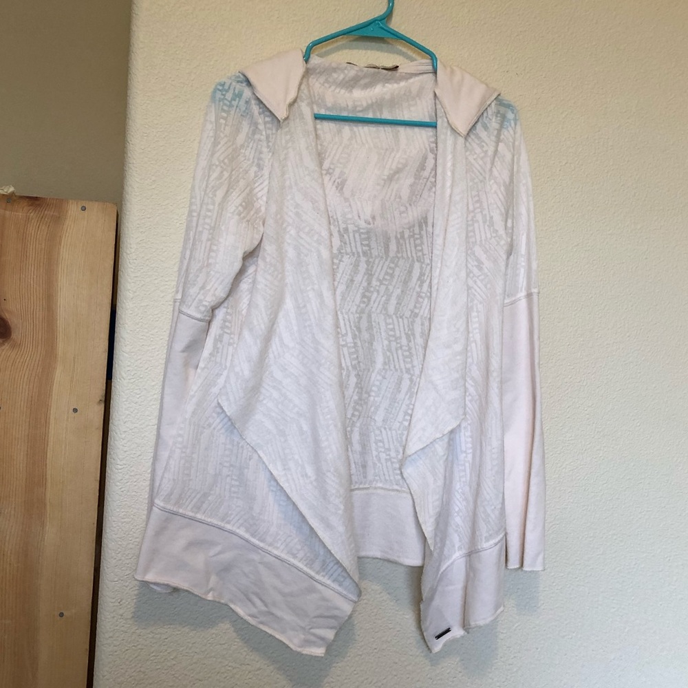 Prana open front hooded cardigan - Sz S